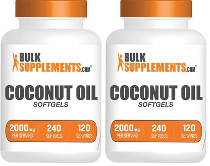 Aceite de Coco en Cápsulas Blandas - 2000 mg, 240 cápsulas