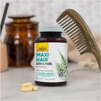 Country Life Maxi-Hair Suplemento con Biotina 2000 µg y Vitaminas para Cabello, Piel y Uñas - 90 Comprimidos