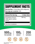 Extracto de Chasteberry (Vitex) en Polvo - Suplemento Herbal - Vegano y Sin Gluten - 500mg por Ración - 100g