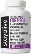 STAY ALIVE Suplemento Gestor de Cortisol 15-en-1, 120 Cápsulas Veganas