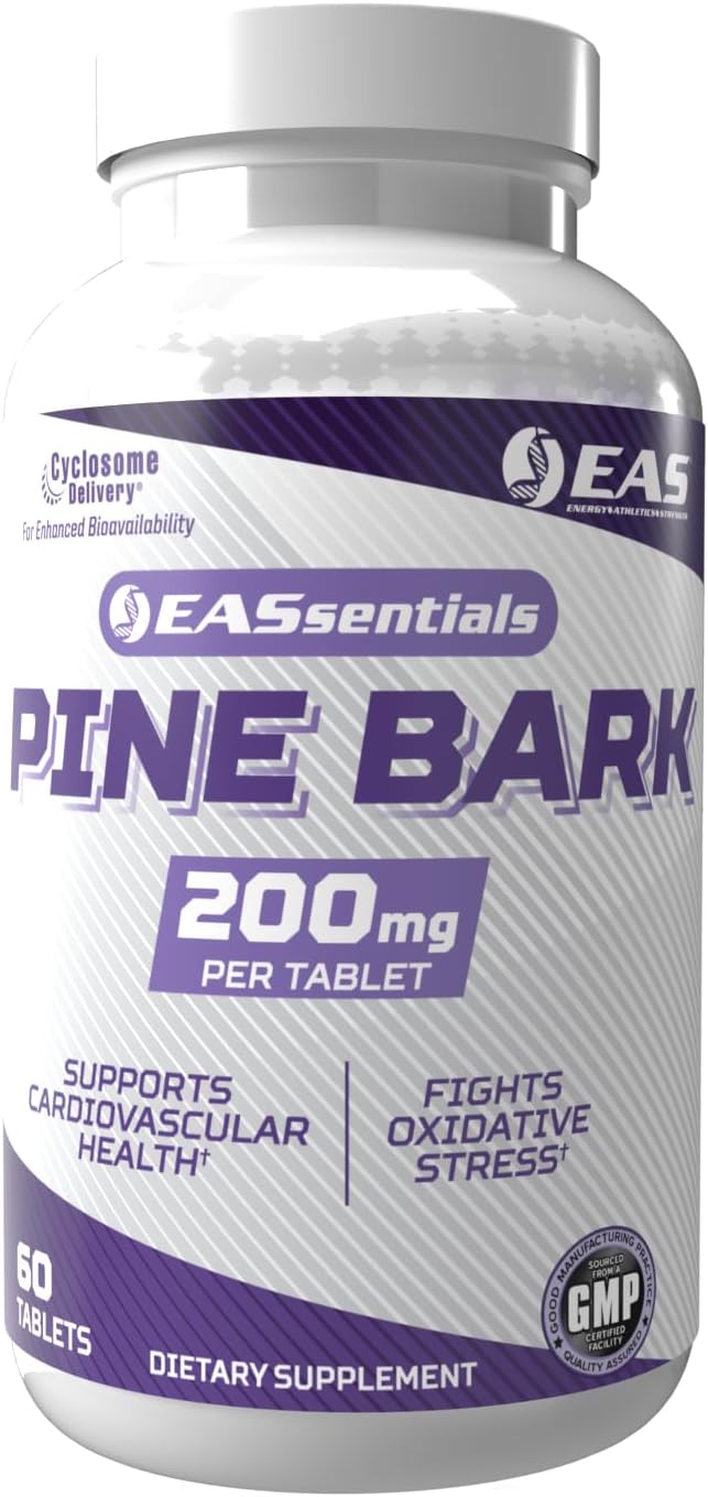 EAS Corteza de Pino 200mg | Antioxidante, Apoyo Inmunitario y Recuperación | Tecnología Cyclosome | 60 Comprimidos