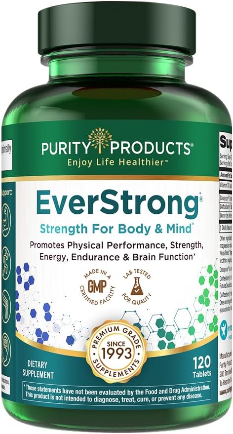 EverStrong - Creatine Monohydrate Blend with Boron, CoffeeBerry and Vitamin D3 - 120 Tablets