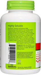 NutriBiotic Ascorbic Acid Vitamin C Powder, 8 oz (227 g) - 2000 mg per serving