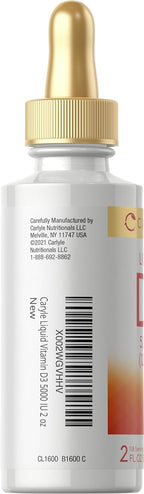 Carlyle Vitamina D3 Gotas Líquidas 5000 UI (125 mcg) - 60 ml