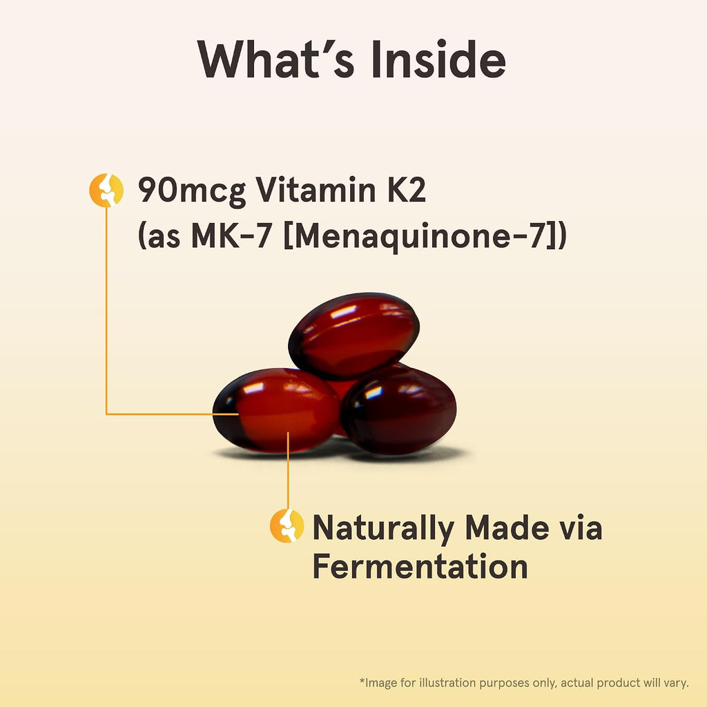 Jarrow Formulas MK-7 90 mcg, 90 Softgels - Vitamina K2 (Menaquinona-7)
