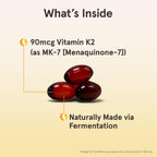 Jarrow Formulas MK-7 90 mcg, 90 Softgels - Vitamina K2 (Menaquinona-7)