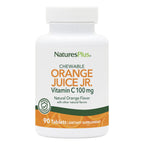 NaturesPlus Orange Juice Junior Vitamina C Masticable - 100 mg, 90 Comprimidos
