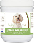 Healthy Breeds Labradoodle, Crema, Polvo Multivitamínico para Perros - 227 g