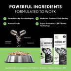 Ruff & Purr Probióticos para Perros – 3 en 1: Probióticos, Prebióticos y Enzimas Digestivas con DE111 y PreforPro