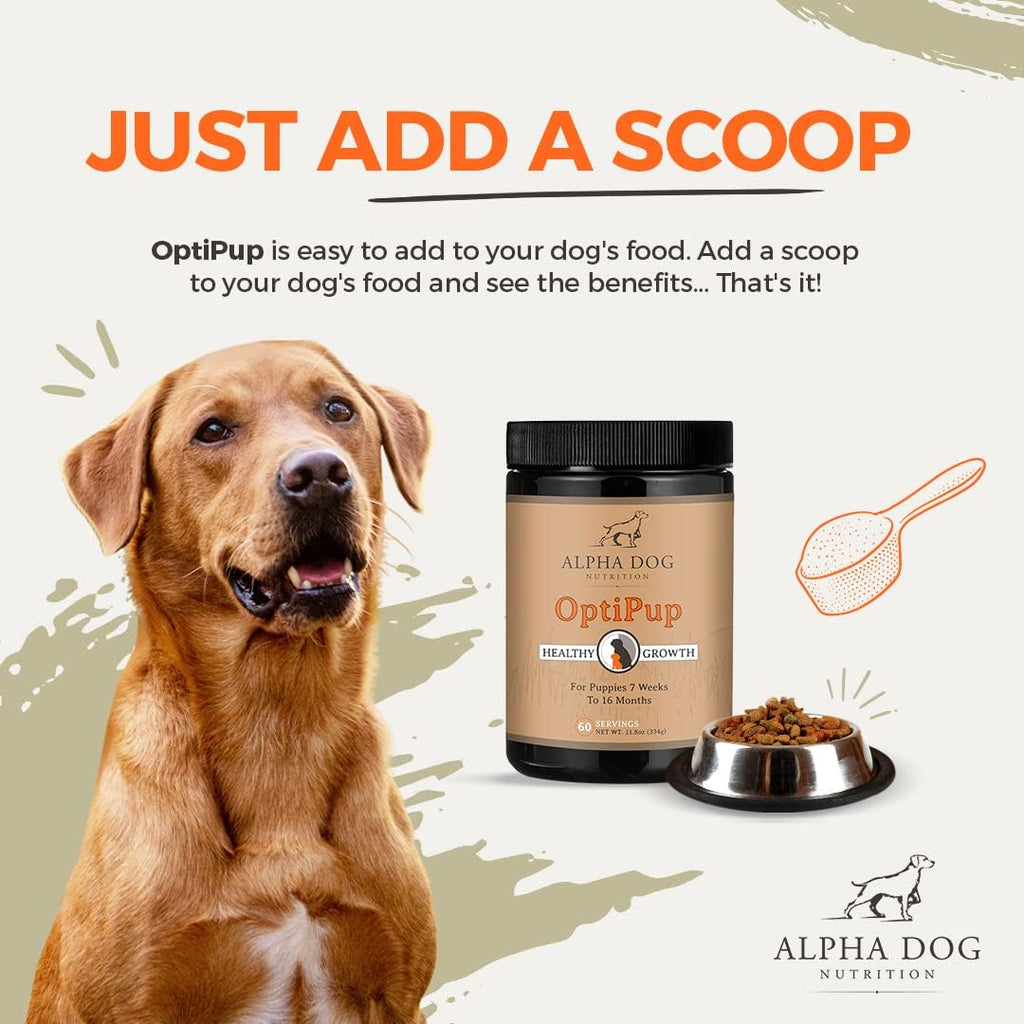 Alpha Dog Nutrition OptiPup All-in-1 Puppy Multivitamin - 60 Servings