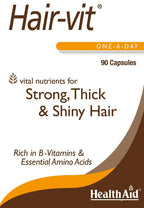 HealthAid Hair-VIT Suplemento Capilar – 90 Cápsulas