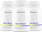 Nerve Restore - Suplemento para el Soporte Nervioso con PEA, Corteza de Sauce Blanco y Complejo de Vitaminas B - 180 Cápsulas