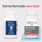 Allergy Research Group Zen Adapt - 200 mg L-Teanina, 125 mg Ashwagandha y 550 mg GABA - Apoyo al Estrés y la Calma - Cápsulas Vegetarianas - Fórmula Hipoalergénica - 60 Cápsulas