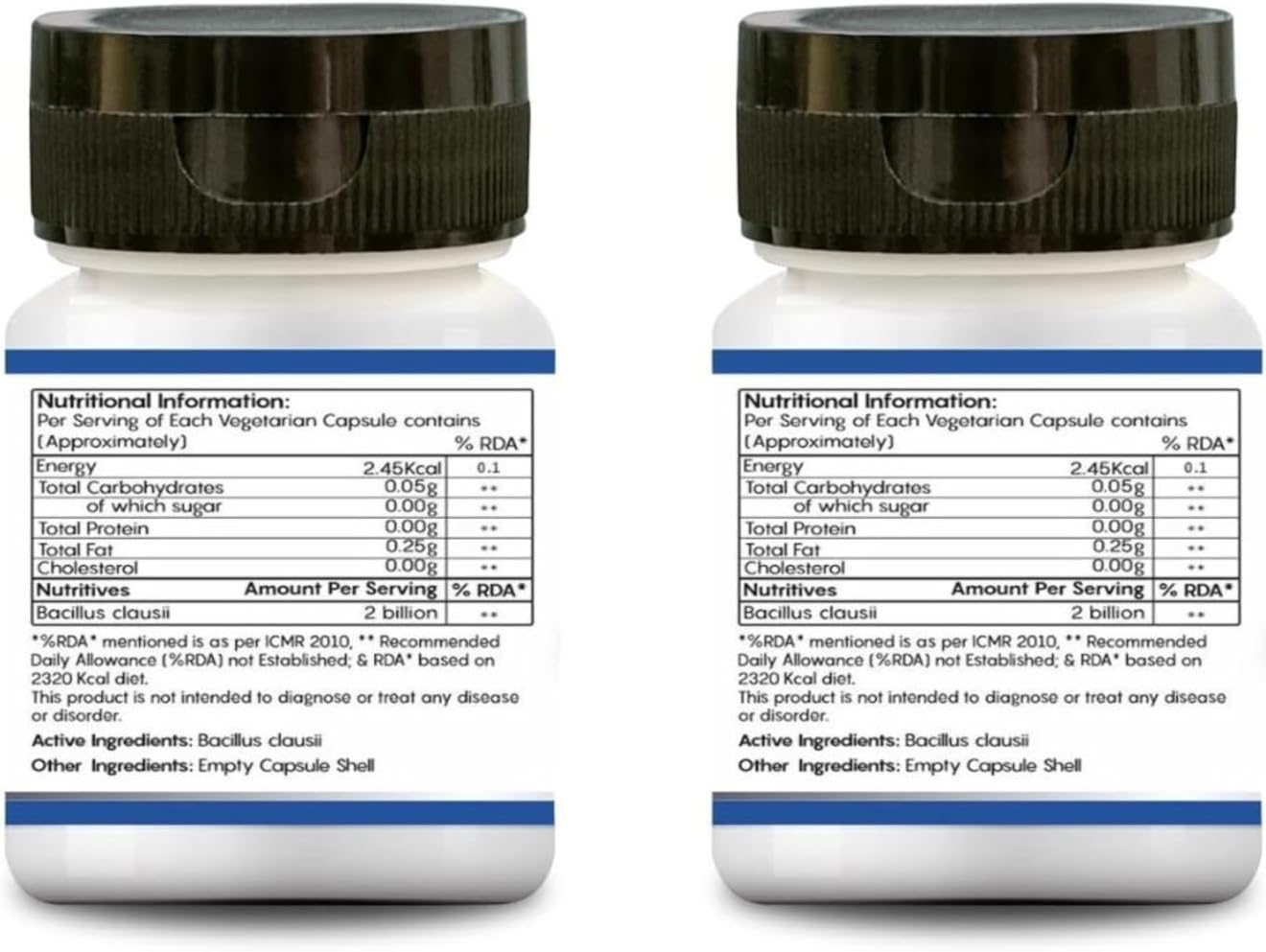 Bacillus clausii 2 Billion Cápsula (30 Cápsulas Vegetales) Pack de 2