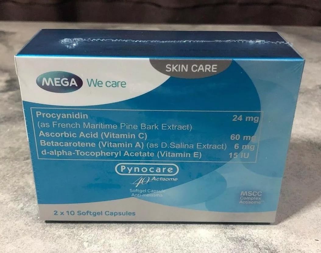 Pynocare White Capsules with Procyanidin - 20 Capsules