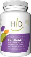 TrioMax – Complejo vitamínico y antioxidante de amplio espectro, de origen vegetal, sin gluten, vegano, 240 cápsulas