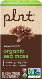 plnt Organic Sea Moss - Musgo Marino Orgánico - 900 mg, 90 Cápsulas