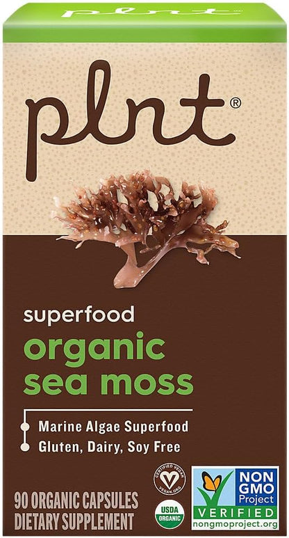 plnt Organic Sea Moss - Musgo Marino Orgánico - 900 mg, 90 Cápsulas – Image 4