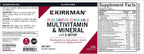 Kirkman - Multivitamínico y Mineral Infantil - 120 Cápsulas - con 5-MTHF - Hipoalergénico
