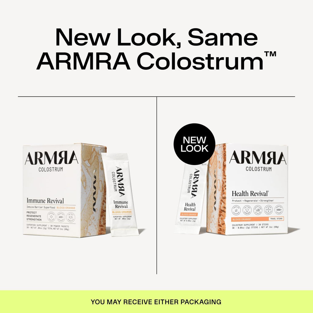 ARMRA Colostrum™ Powder - Sabor Naranja Sangre | 30 Dosis