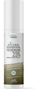BIOLABS PRO Pregnenolona, Pregnenolona Bioidéntica Natural, 2.5% Máxima Potencia, Suministro para Dos Meses (Sin Fragancia - 85g)