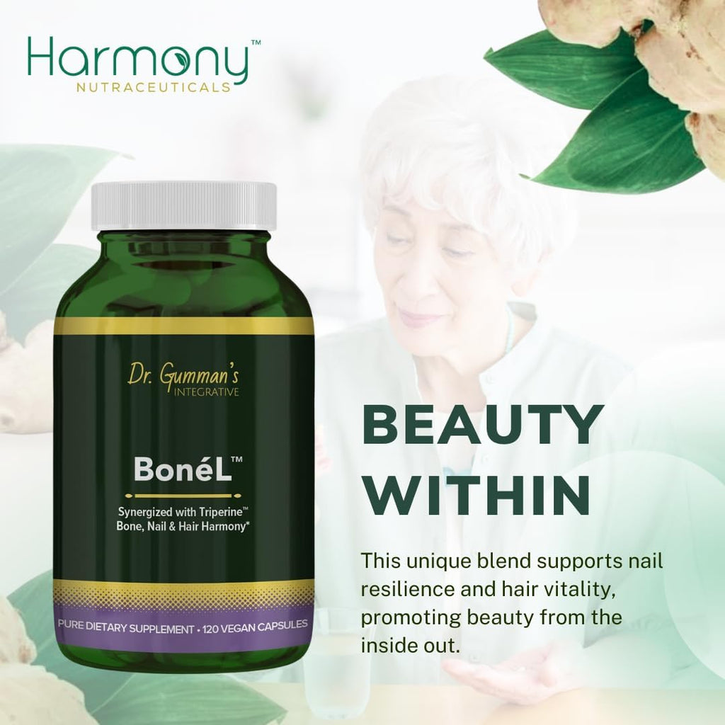 Bone'L - Bone, Nail & Hair Harmony - Cápsulas Veganas de Alta Potencia
