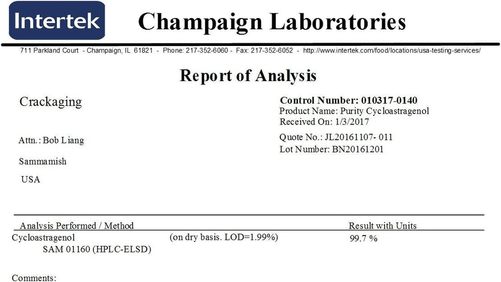 Crackaging Super-Absorption Cycloastragenol 98% 25mg, 60 Cápsulas (2 Botellas)
