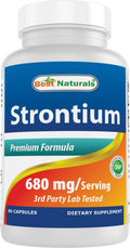 Best Naturals Strontium Bone Building Formula 680mg/serving 90 Cápsulas