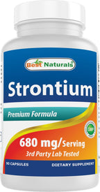 Best Naturals Strontium Bone Building Formula 680mg/serving 90 Cápsulas