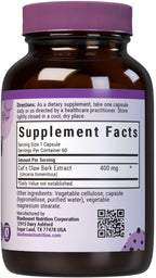 BlueBonnet Cat's Claw Bark Extract 300 mg, 60 Vegetable Capsules