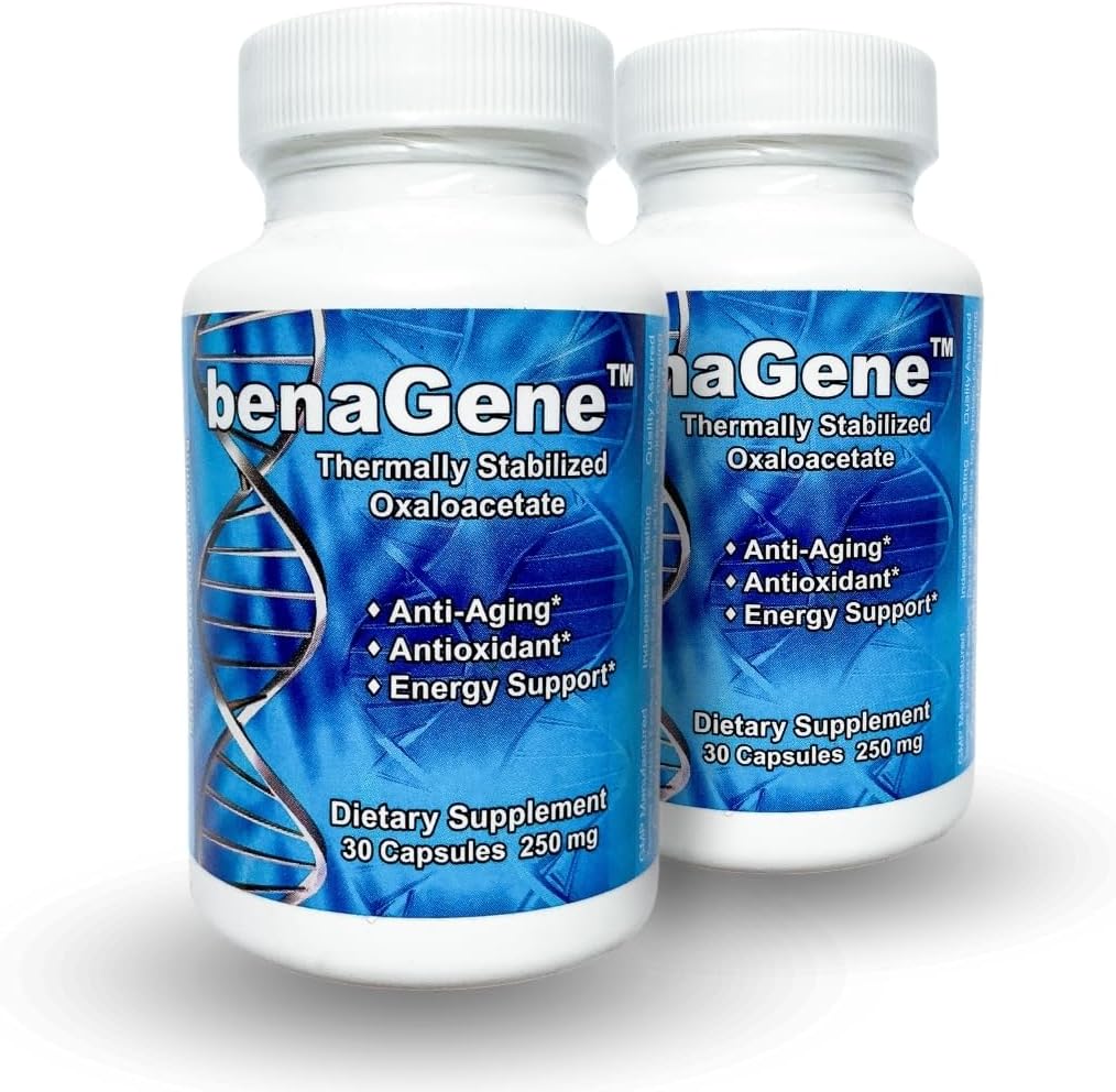 Benagene Oxaloacetato con Vitamina C - 30 Cápsulas - Energía Celular