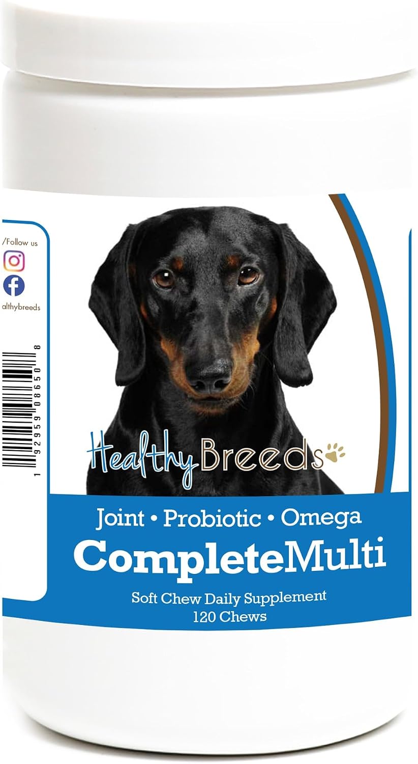Healthy Breeds Dachshund All in One Multivitamin Soft Chew 120 Count - görsel 1