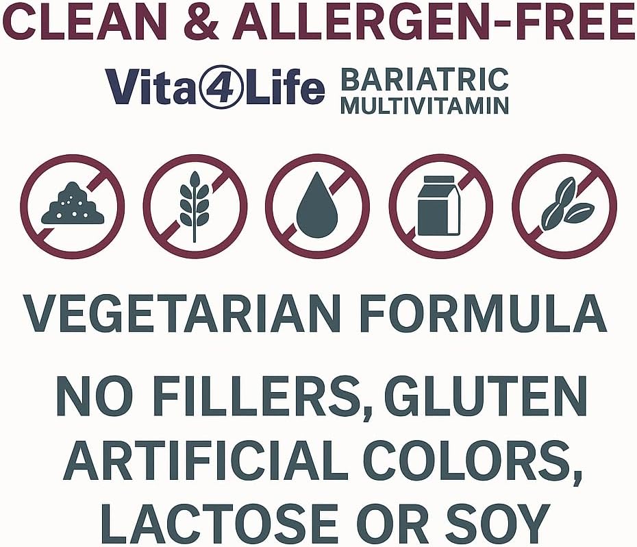 Vita4Life Multi-Standard Formula - Complejo de Vitaminas y Minerales - 360 Cápsulas Vegetales