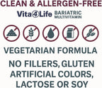 Vita4Life Multi-Standard Formula - Complejo de Vitaminas y Minerales - 360 Cápsulas Vegetales