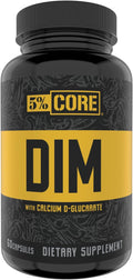 5% Nutrition Core DIM – Suplemento para la Regulación de Estrógenos – 60 Cápsulas Veganas