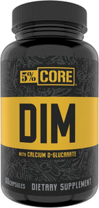 5% Nutrition Core DIM – Suplemento para la Regulación de Estrógenos – 60 Cápsulas Veganas