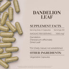 Diente de León 120 Cápsulas | Suplemento Herbal de Alta Potencia