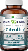 Amazing Formulas L-Citrulline 750 mg, 180 Cápsulas
