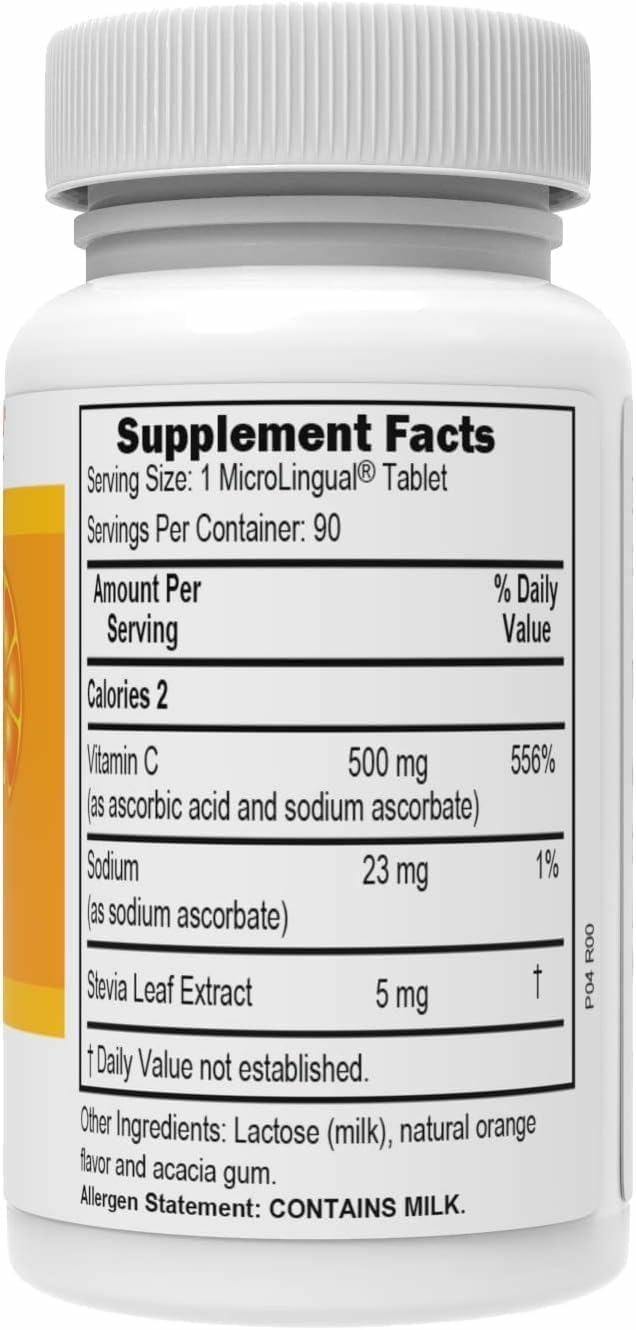 Superior Source Vitamina C 500 mg Naranja - 90 Comprimidos Sublinguales