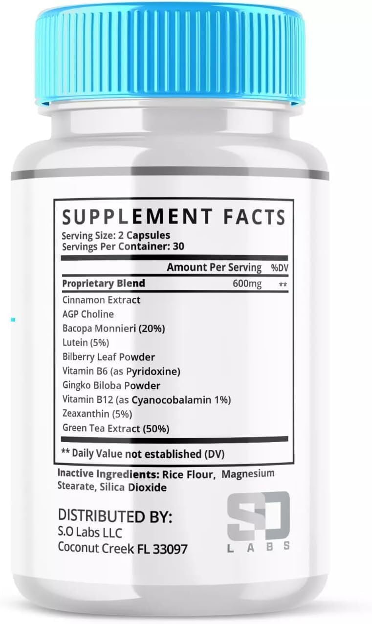 Brain-ol Advanced Memory Formula, 60 Cápsulas