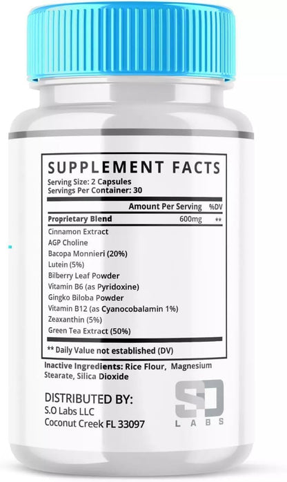 Brain-ol Advanced Memory Formula, 60 Cápsulas – Enfoque: Contribuye a mantener la atención durante periodos – Image 2