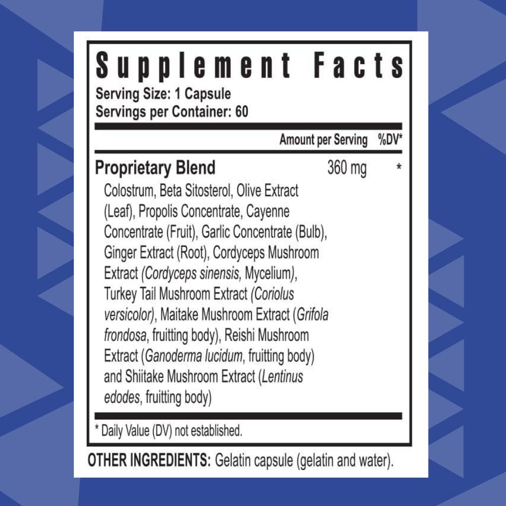 Youngevity Killer Biotic FX - Apoyo Inmunitario Natural con Propóleo, Hongos y Calostro (4 Botellas)