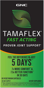GNC TamaFlex Fast Acting, Apoyo Articular, 60 Cápsulas Vegetarianas