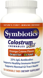 Symbiotics Colostro Plus® Chewables, Creamsicle Flavor, 120 Tablets