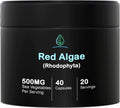 Red Marine Algae Capsules Gigartina and Dumontiacea Red Algae Supplements | Gluten Free, Vegan, Wild Harvested | Rich in Vegan Omega 3 (40 Capsules)