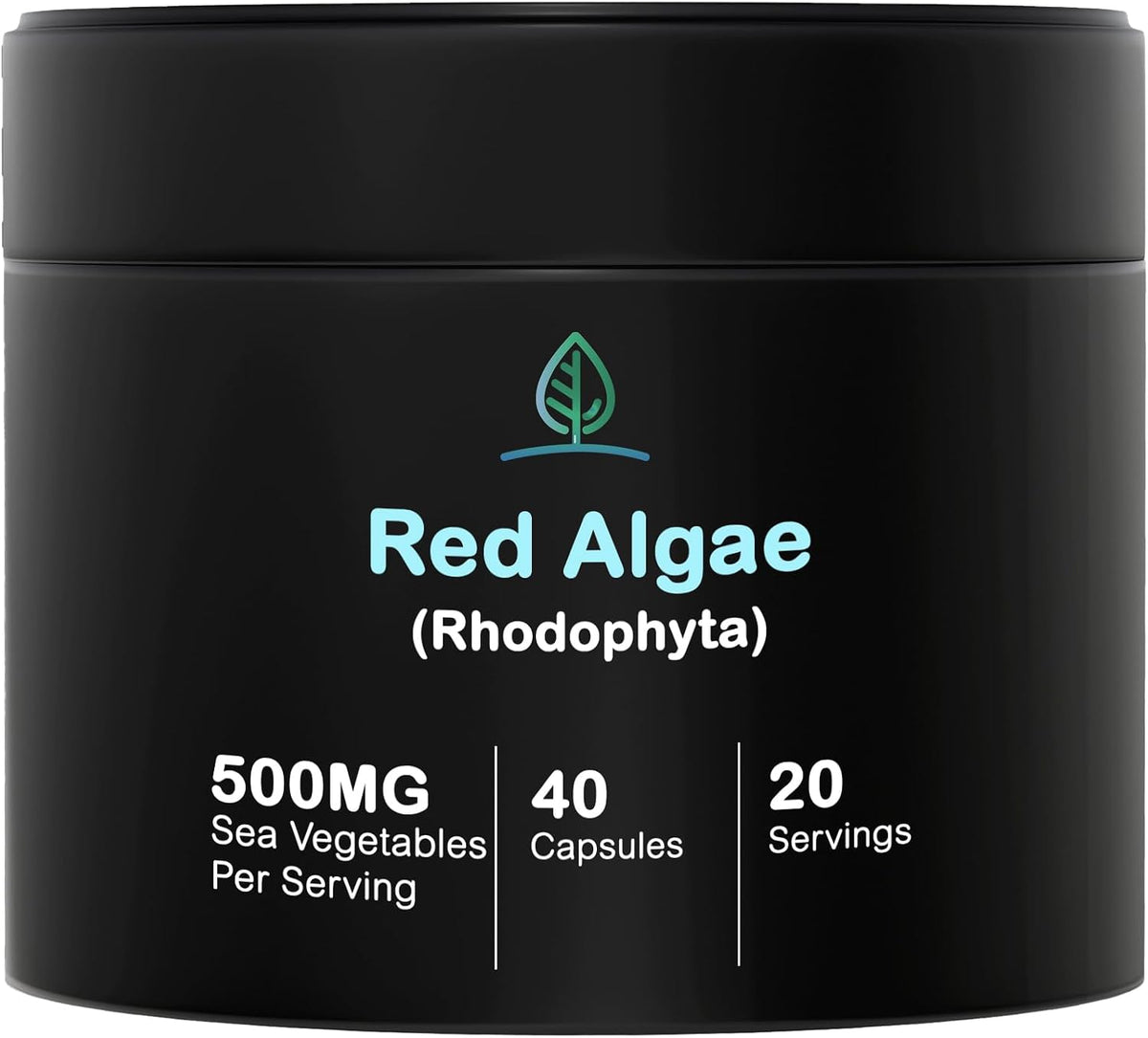 Red Marine Algae Capsules Gigartina and – Vitamina A: contribuye al mantenimiento de la visión normal, la piel y – Image 1