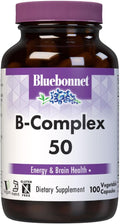 Bluebonnet Vitamin B Complex - Complejo de Vitaminas B - 100 Cápsulas Vegetales