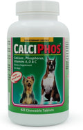 Calciphos Suplemento Dietético para Perros y Gatos, 60 Comprimidos Sabor Beicon