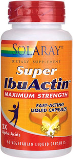Super Ibuactin Máxima Potencia 60 Cápsulas Líquidas Vegetales