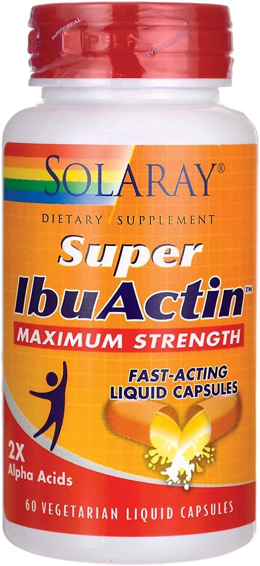 Super Ibuactin Máxima Potencia 60 Cápsulas Líquidas Vegetales